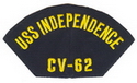 USS Independence Ballcap Patch