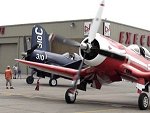 F2G-1 Corsair Taxiing