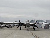 B-25J Mitchell "Miss Mitchell" with engines running