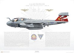 2013 VAQ-136 Gauntlets EA-6B Prowler, NF500 / 164402, CVW-5, USS George Washington CVN-73