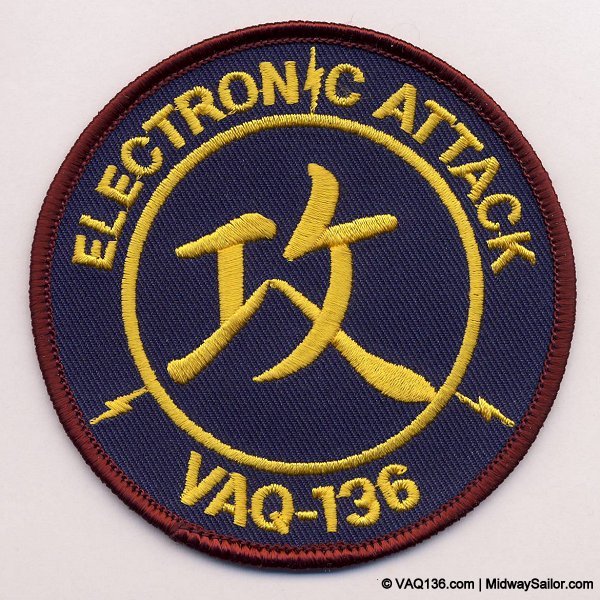 VAQ-136 Gauntlets Patches